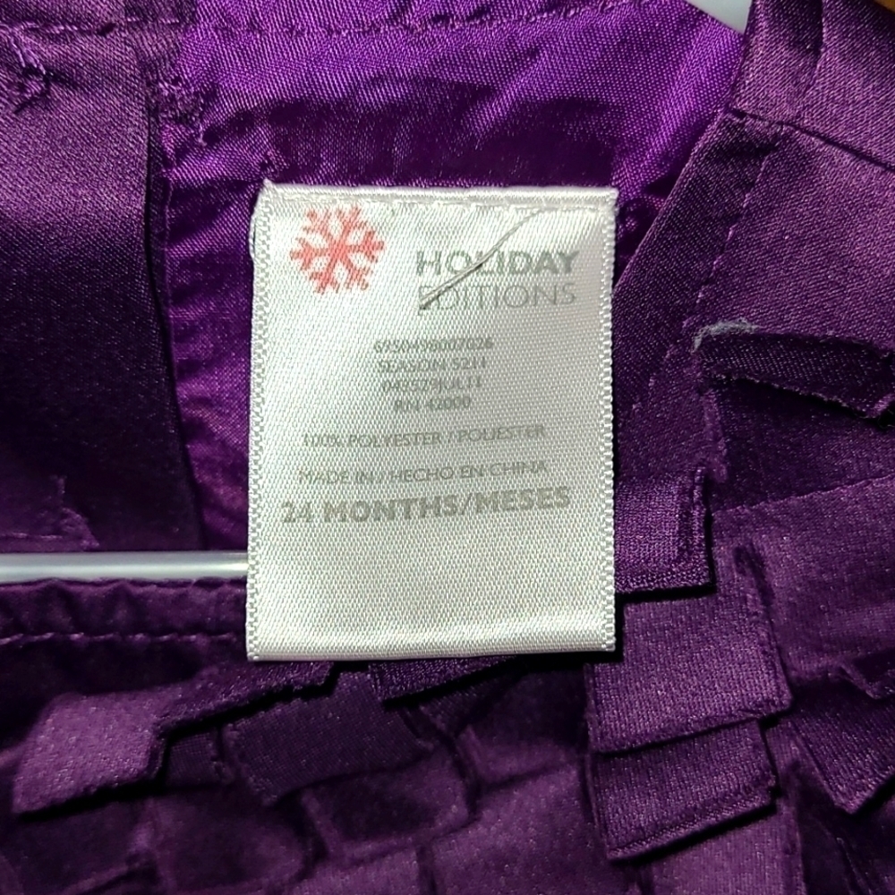 Gorgeous deep purple toddler dress 💜 - Picture 5 of 7